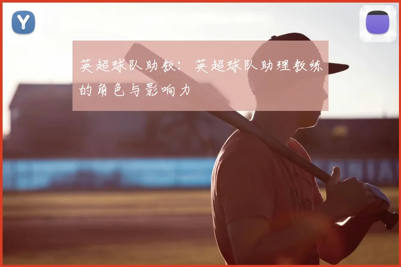 英超球队助教:英超球队助理教练的角色与影响力